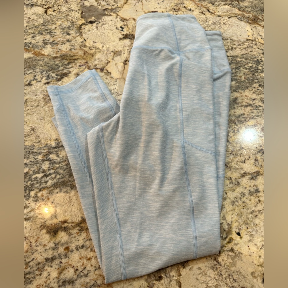 Victoria's Secret Light Blue Leggings - Size 8 24” Inseam - Picture 6 of 8